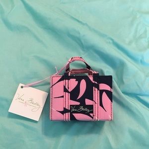 Vera Bradley deck of cards with card holder